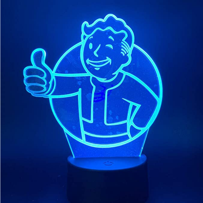 3D Fallout lamp