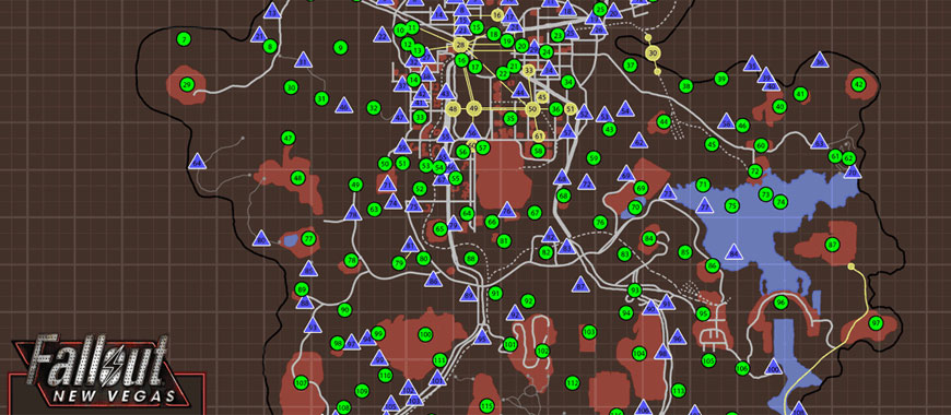 Fallout New Vegas Map